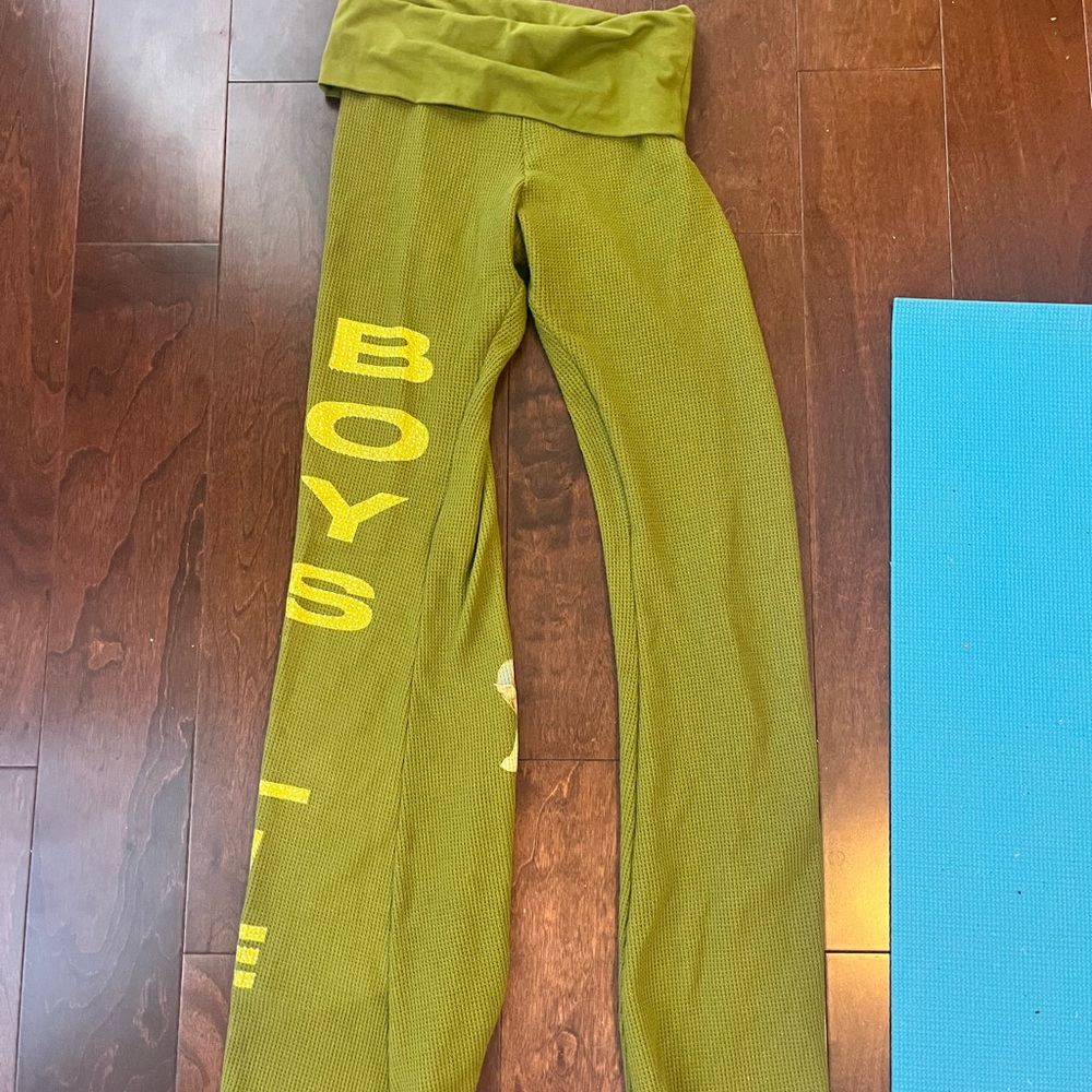 Boys Lie Olive Green Boot Cut Pants